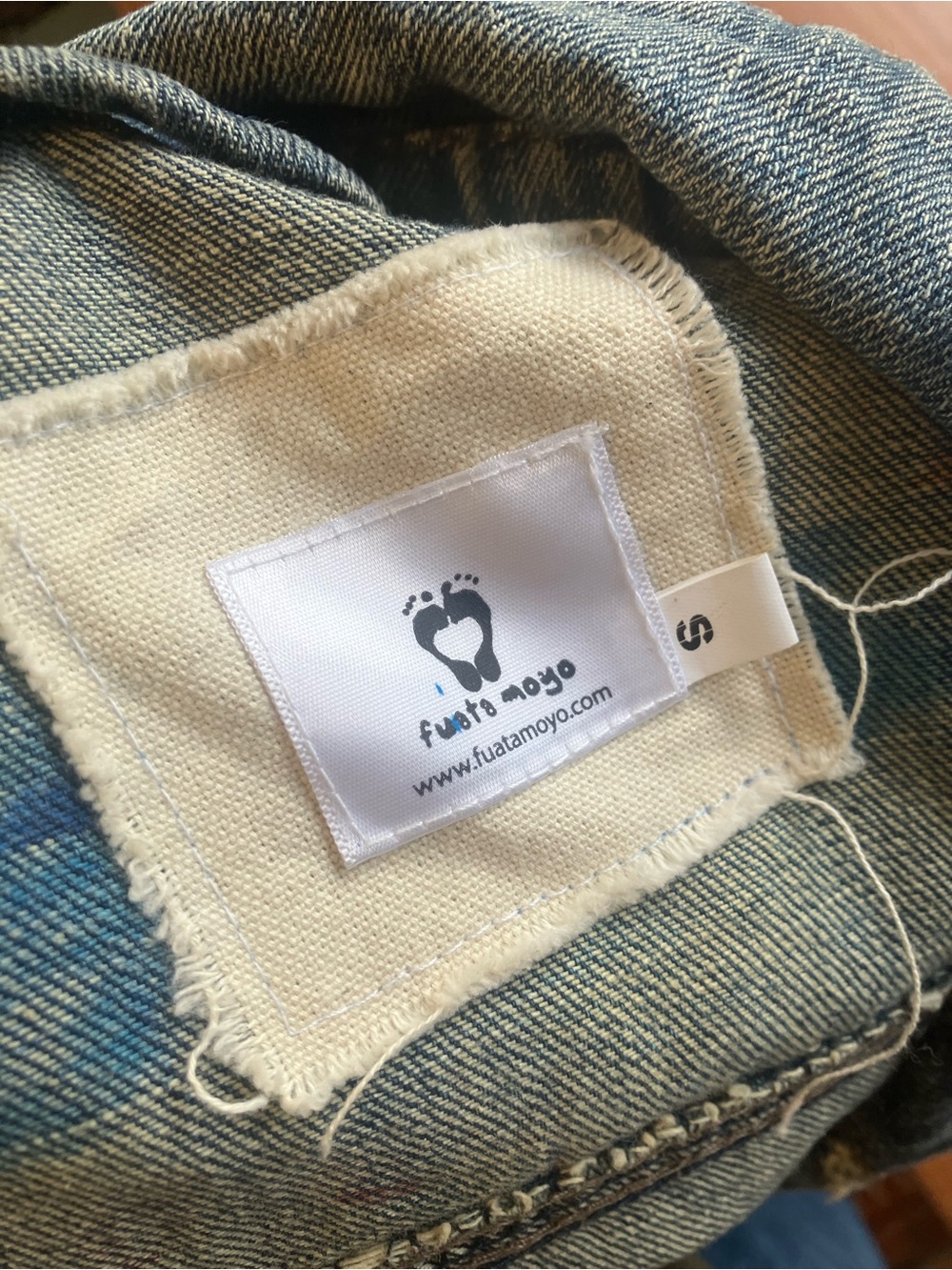 NWOT Unisex Hand-Painted South African Designer Denim Jacket - Picture 7 of 9
